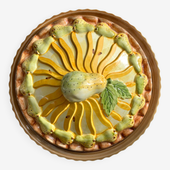 Pear slip tart dish