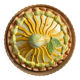 Plat à tarte barbotine Poires