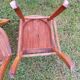 6 sanded bistro chairs