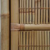 Armoire en bambou et rotin du milieu du siècle, Italie vers 1960