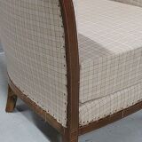 Mahogany armchair, Art Deco 1930