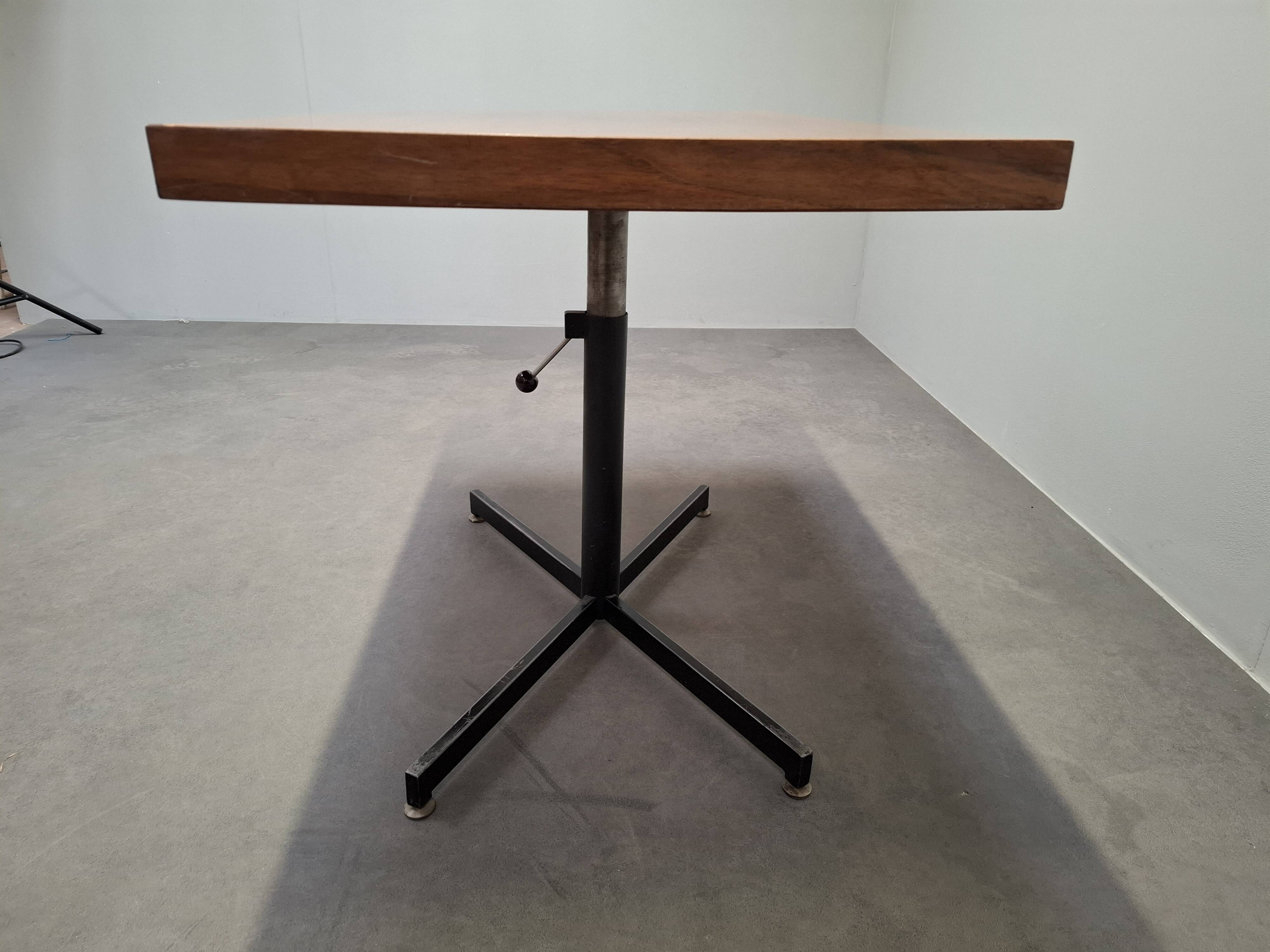 Height Adjustable Oak Table by ILSE Möbel, Germany, 1970s, Mid-Century