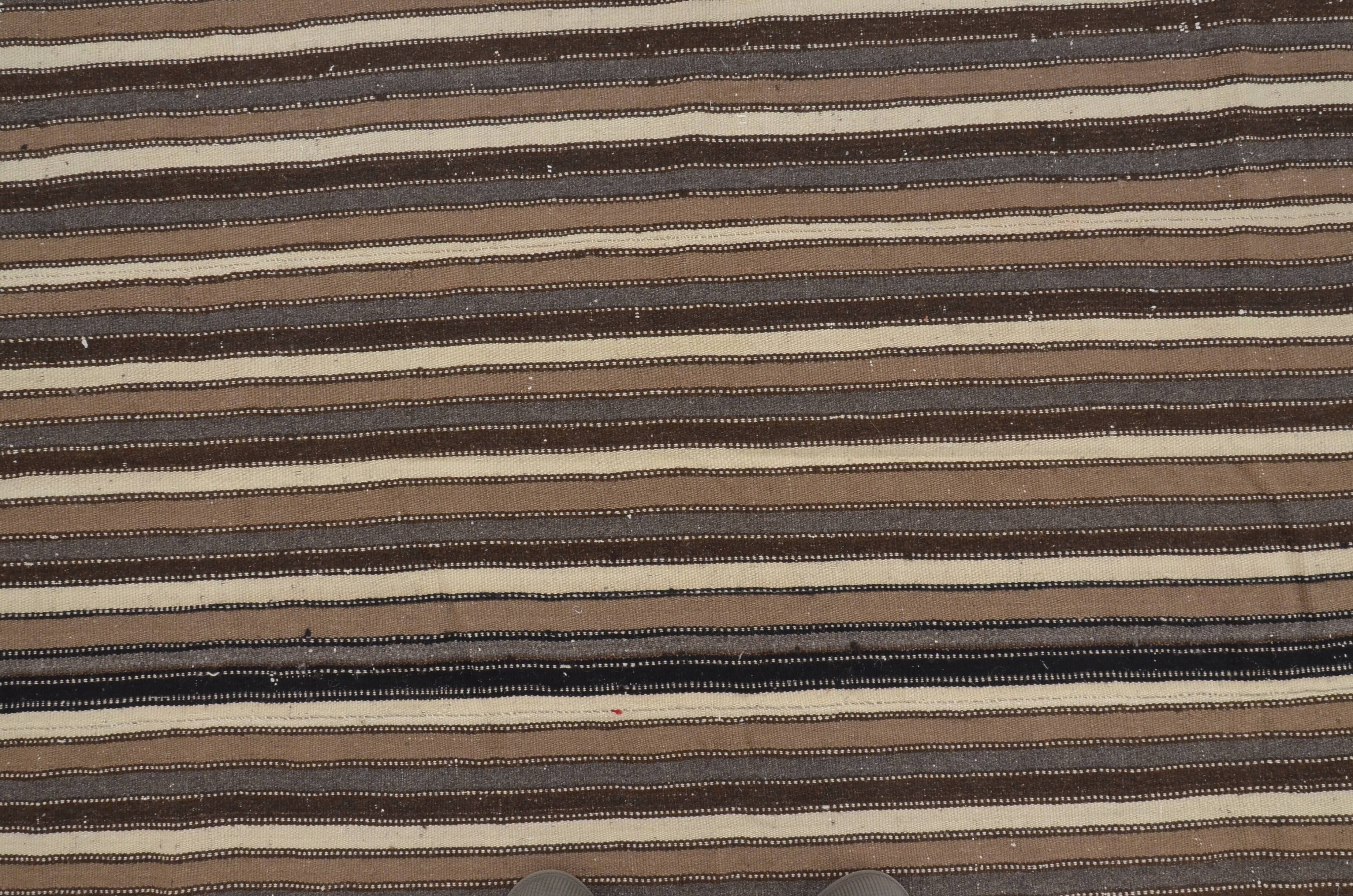 Vintage Stripe Handade Oushak Rug sku  1679