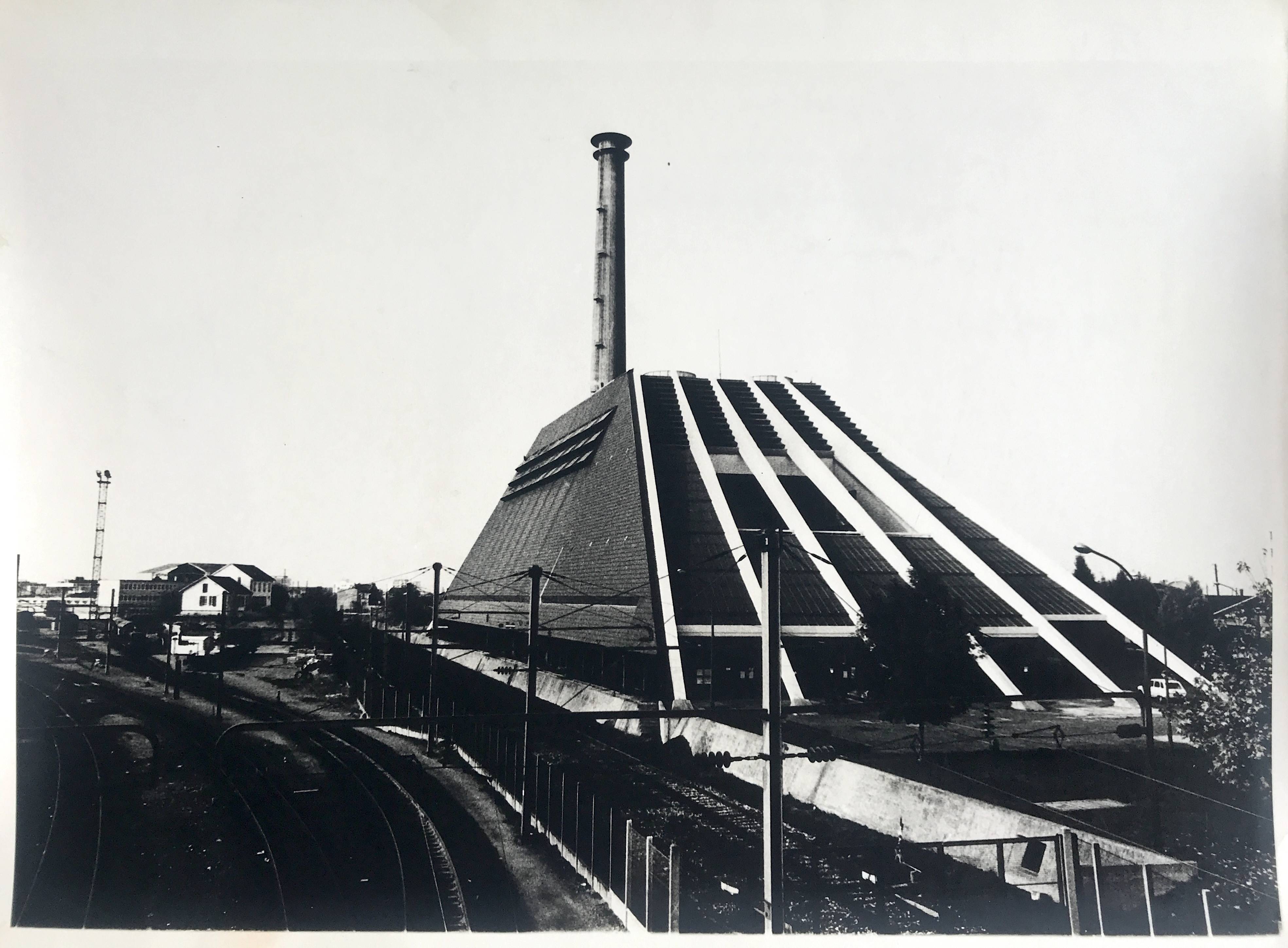 Rosine nusimovici, puteaux incineration plant, 1978. black and white silver print