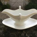 Saucière ancienne blanche