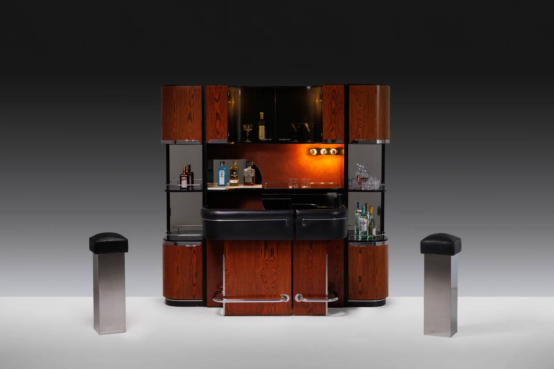 Mid-century bar cabinet - 1970s, Italy