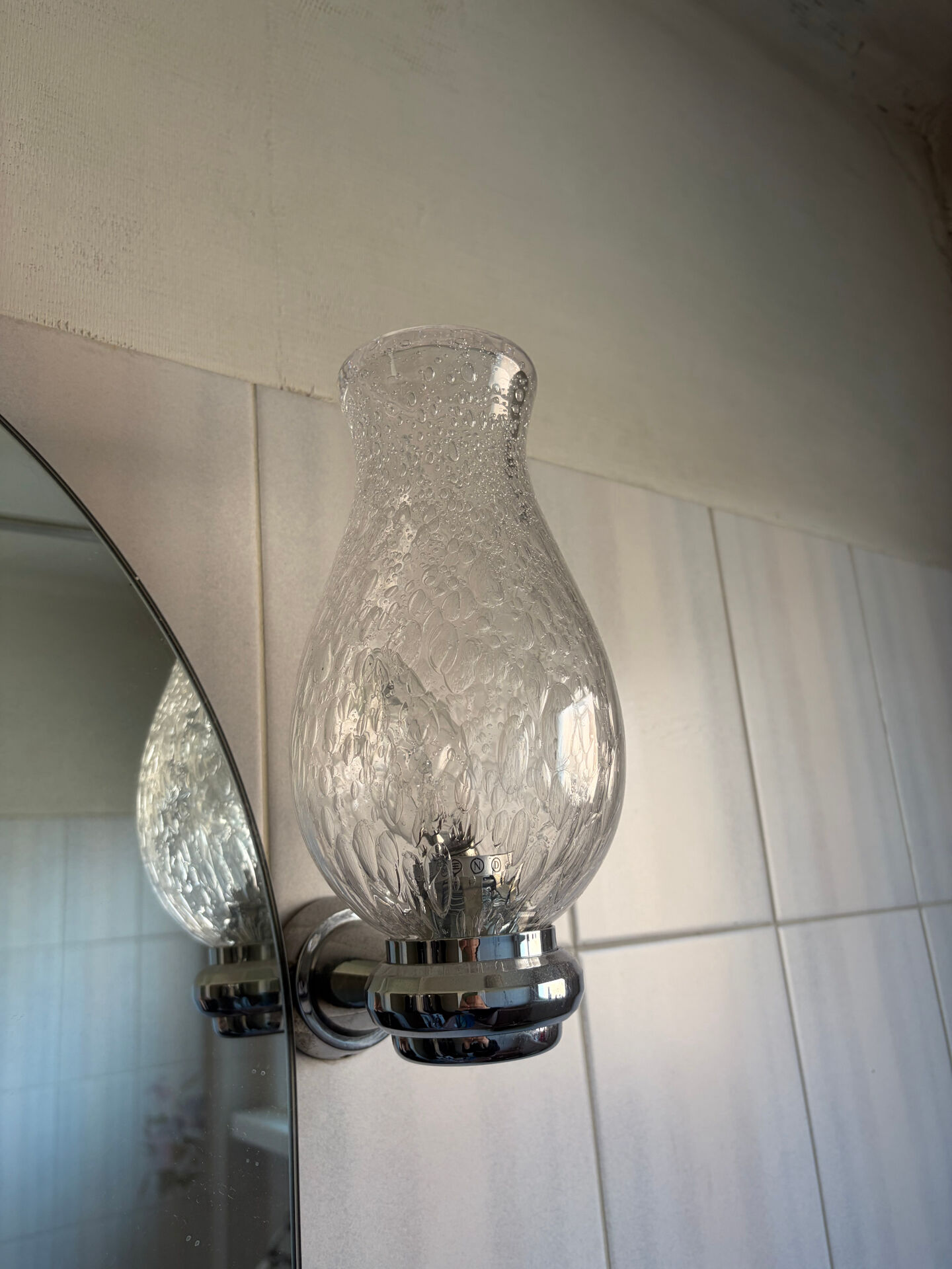 Pair of wall sconces Keuco model onion