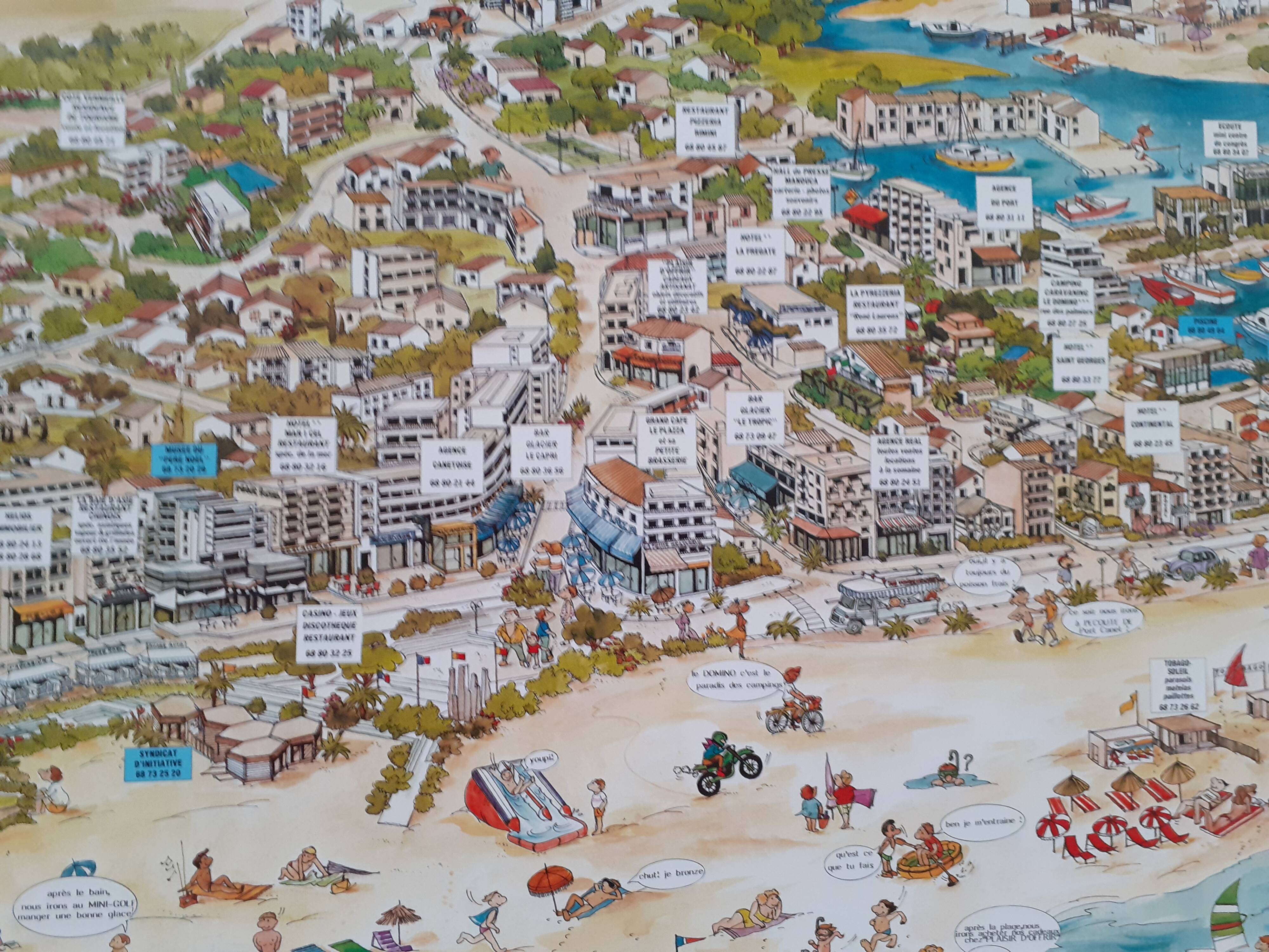 Poster Canet en Roussillon 1986