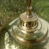 Bistro fringe pendant light, solid brass billiard table