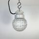 Vintage White Porcelain Pendant Light, 1970s