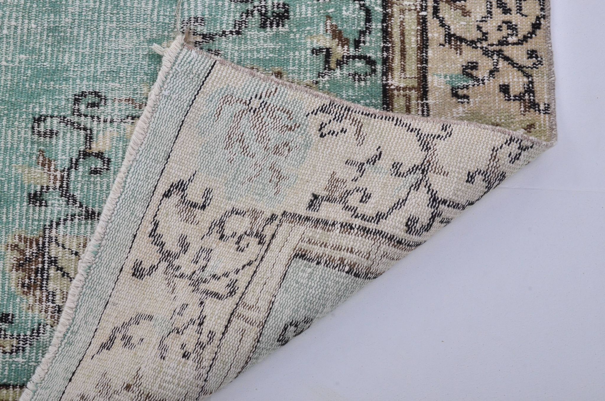 Tapis turc vintage Oushak sku 3307