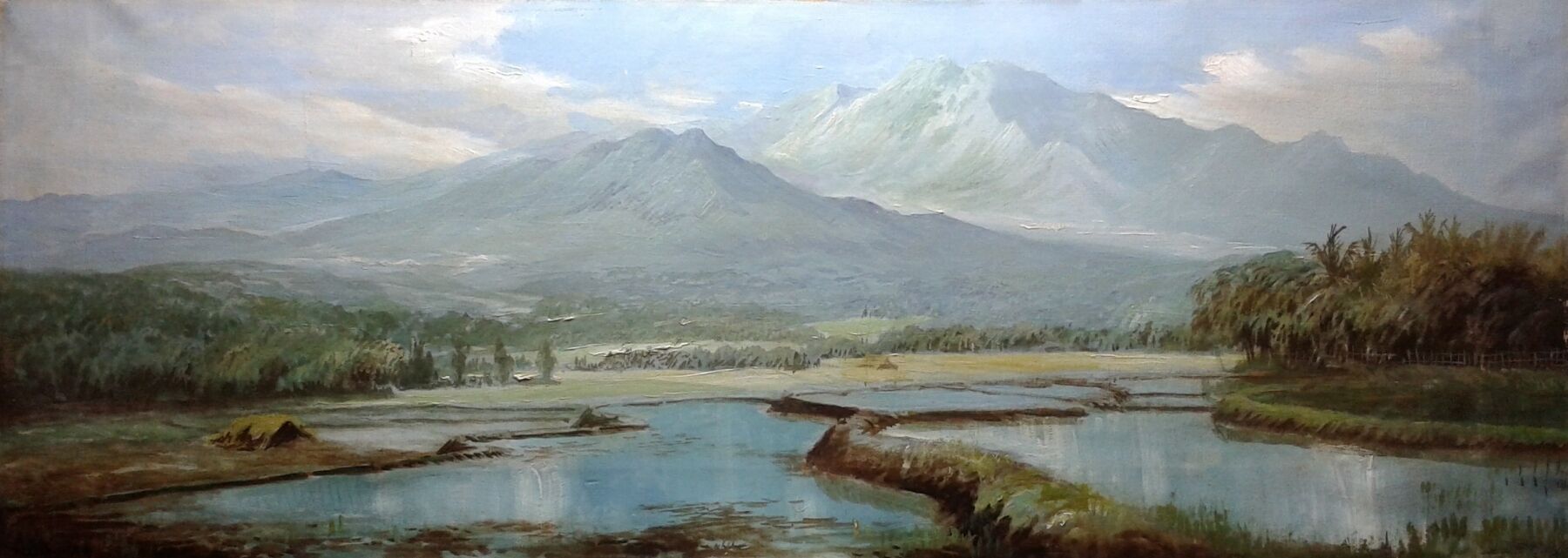 Rice paddy landscape Java Indonesia Abdullah Suriosubroto