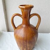 Signed ceramic vase