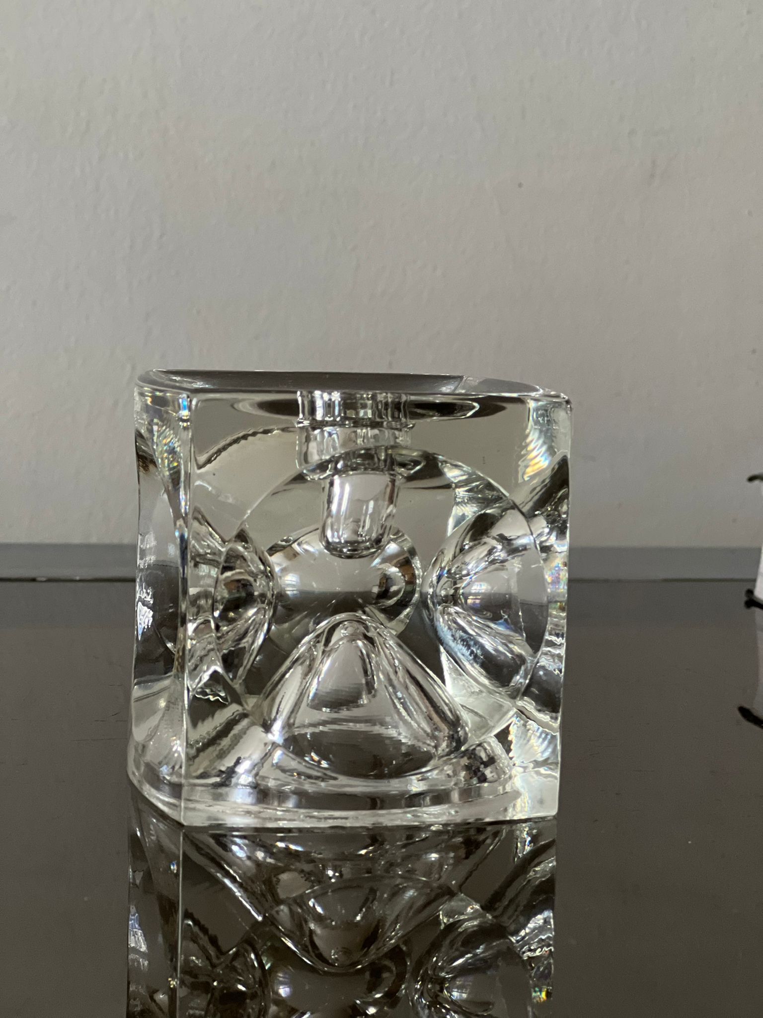 Icicle candle holder by Peill and Putzler, Germany 1970