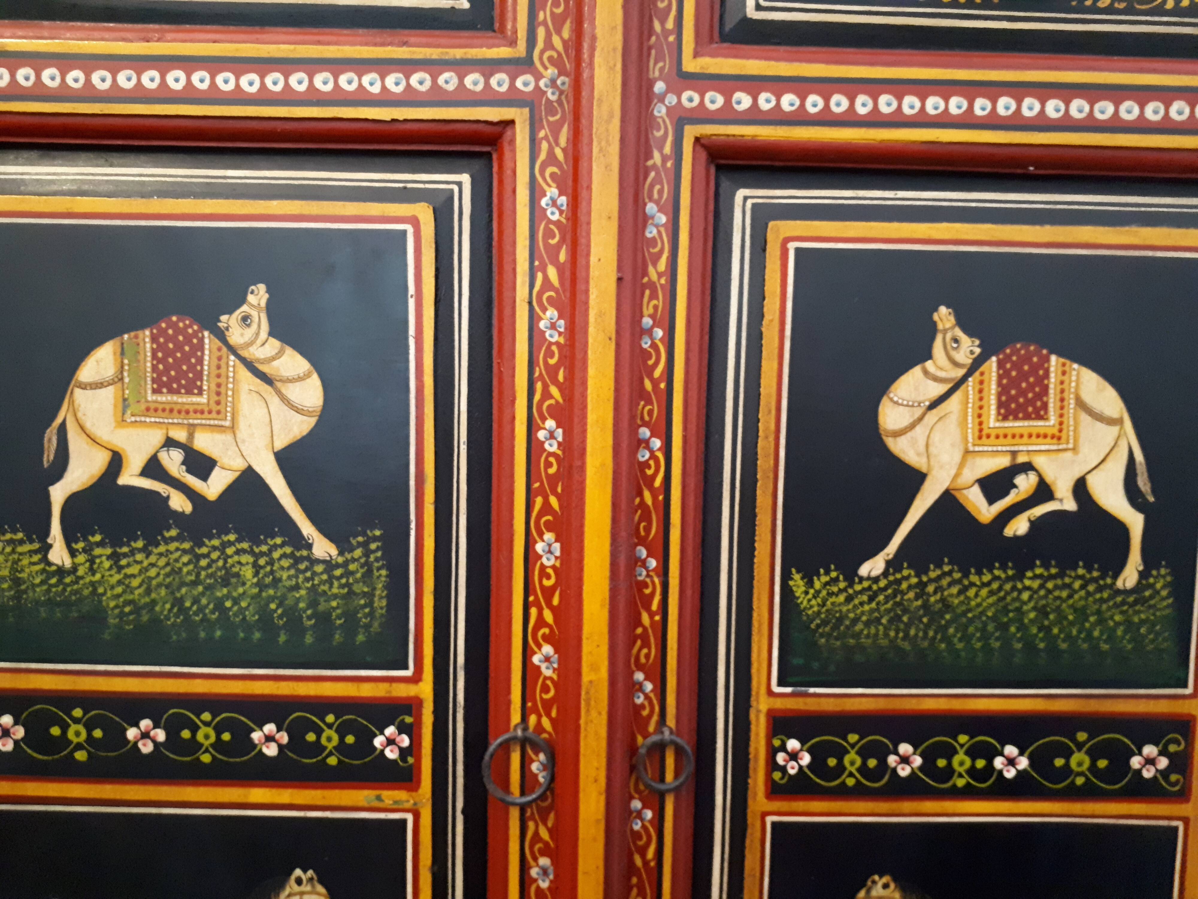 Indian wardrobe - handcrafted, hand-painted