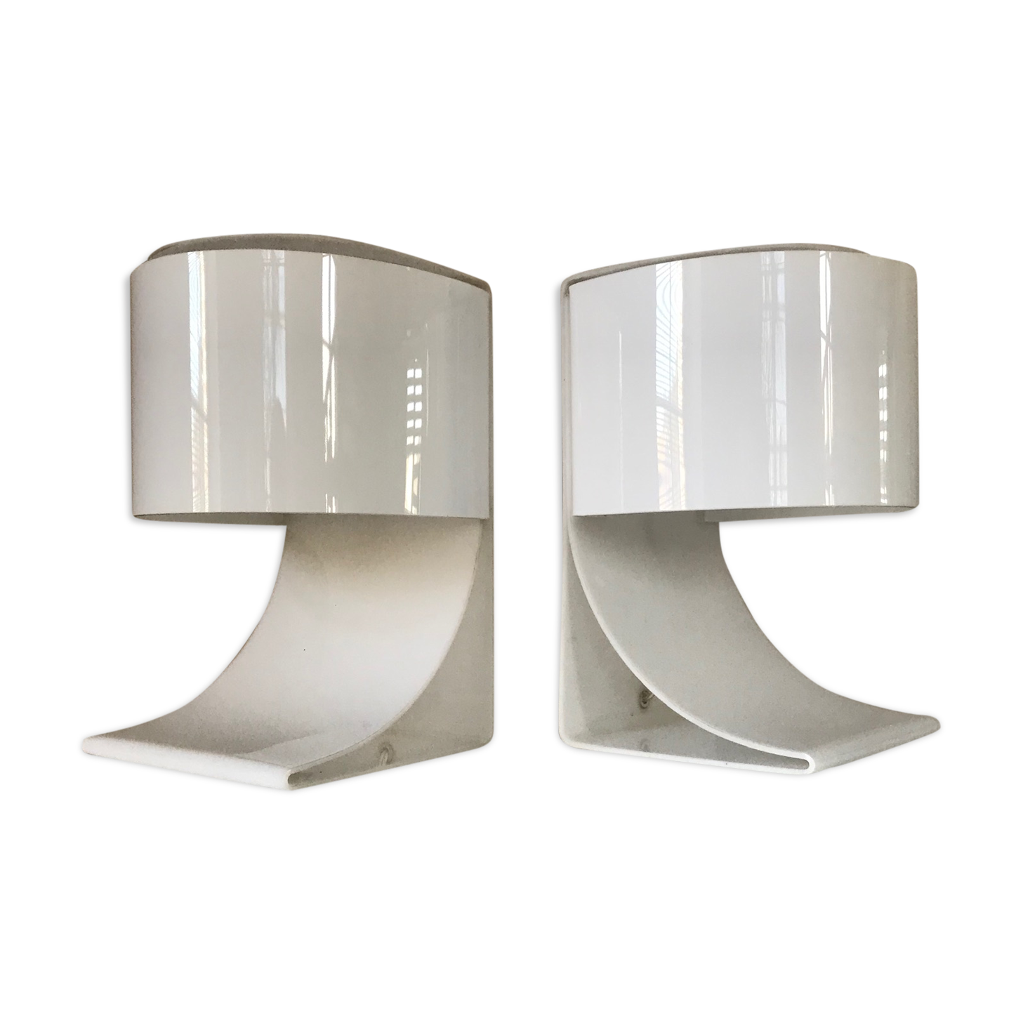 Paire de lampes frère édition Chabrières années 70