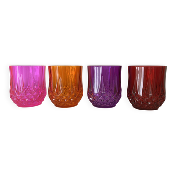 Verre en cristal d'arques vintage