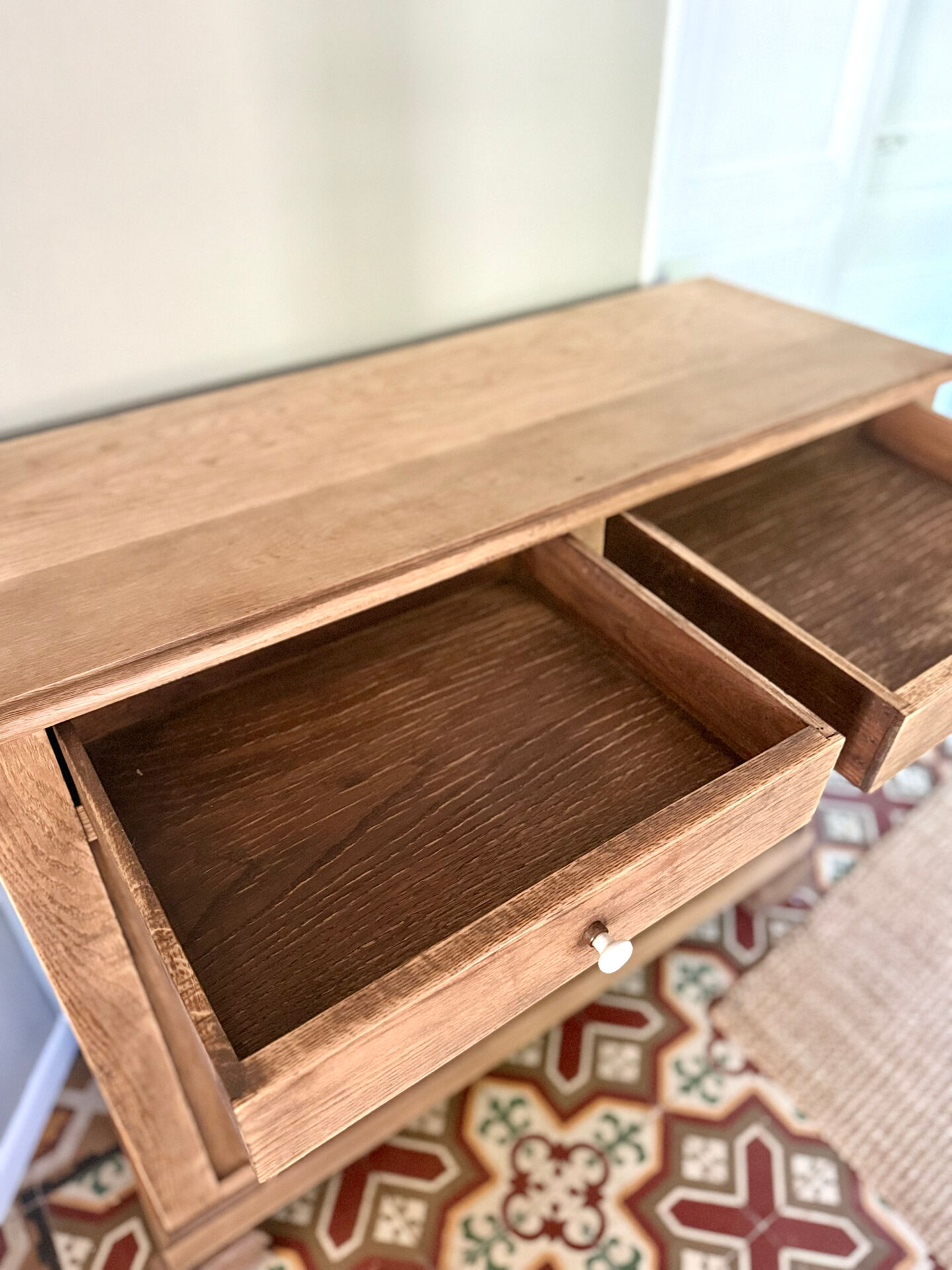 Solid oak sideboard