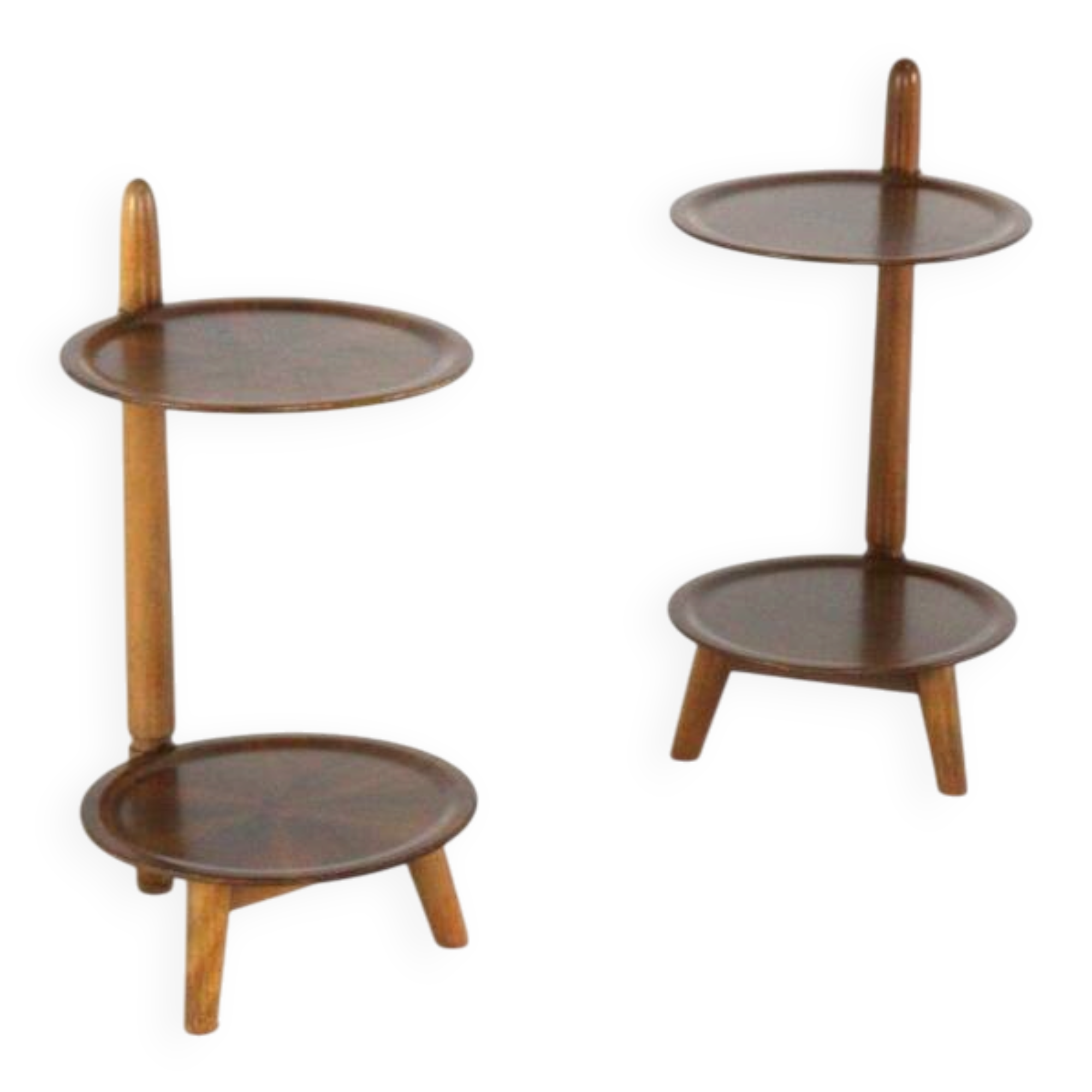 Set of 2 Edmund Jørgensen for Patent ANM side tables / nightstands