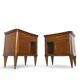 Pair of Italian bedside tables from the mid-20th century.