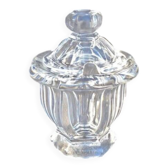 Vintage Baccarat Crystal Mustard/Jam/Honey Jar, Harcourt Missouri Model