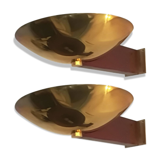 Pair of wall sconces Eckart Muthesius tecnolumen