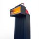 Stilnovo Zagan floor lamp, Italian design from the 80s, dimmer.