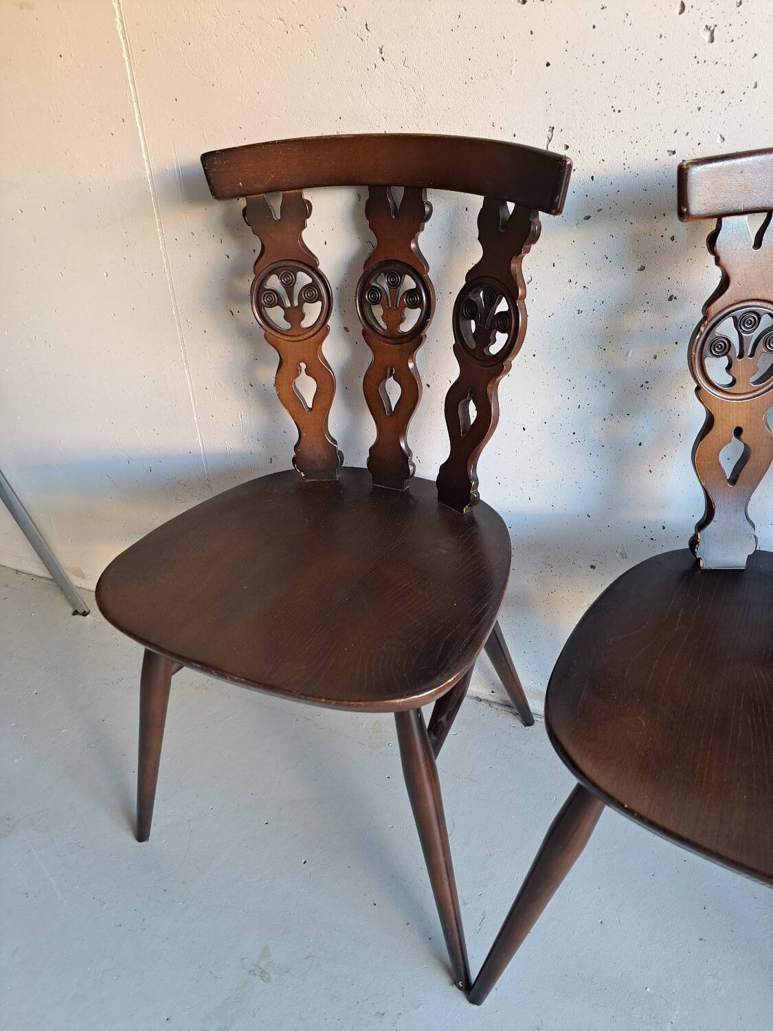 Pair of vintage 60's Ercol chairs