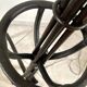 Wrought iron floor lamp landier 19th century