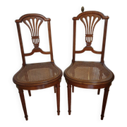 Louis XVI cane chairs