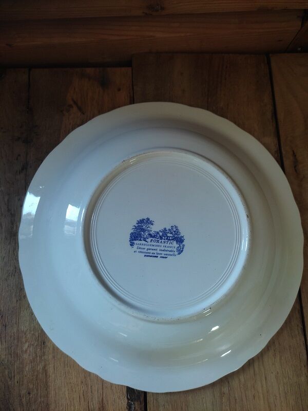 Salad Bowl Porcelain Hollow dish Sarreguemines Romantic Old dp 0522015