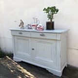 Large Parisian buffet gray putty