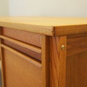 Ash desk, Norwegian design, 1970s, production: Norway
