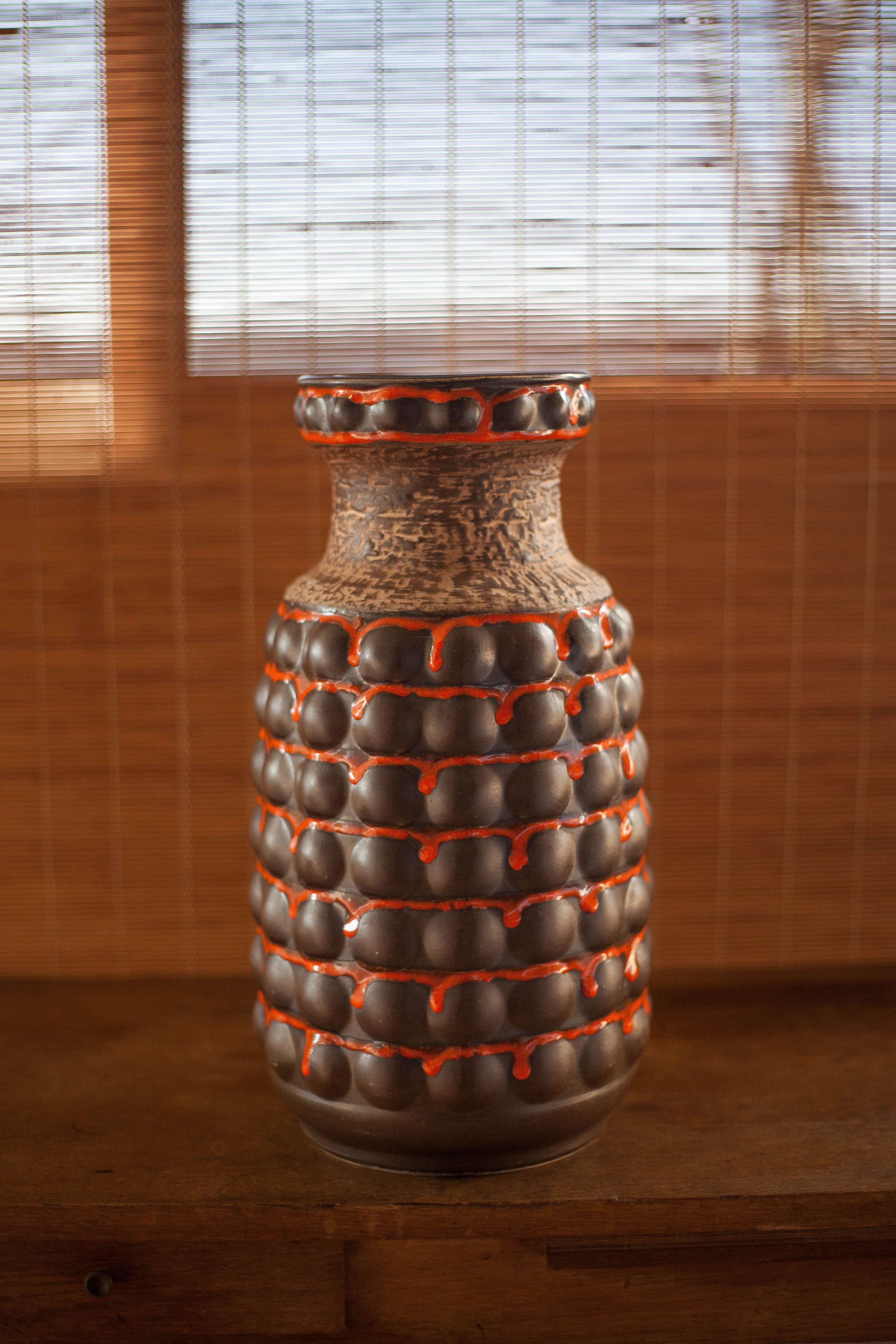 Ceramic vase bay west germany 64-40