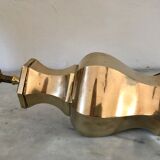 Brass hexagonal lamp