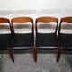4 chaises scandinaves années 60