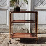 Foldable wood service 3 floors