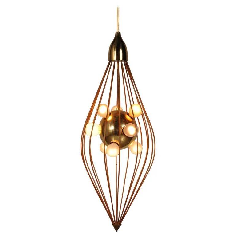 1950s ceiling lamp in the style of Angelo Lelli, Arredoluce