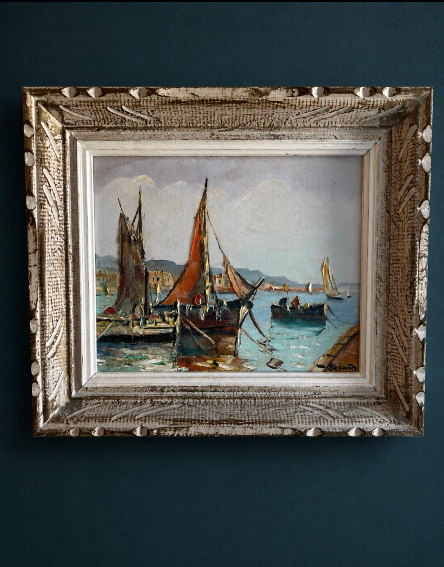 Tableau Marine Mediterranean – Régis BÉRARD (Louis BISSINGER) – Oil 1