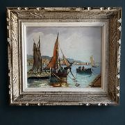 Tableau Marine Mediterranean – Régis BÉRARD (Louis BISSINGER) – Oil 1