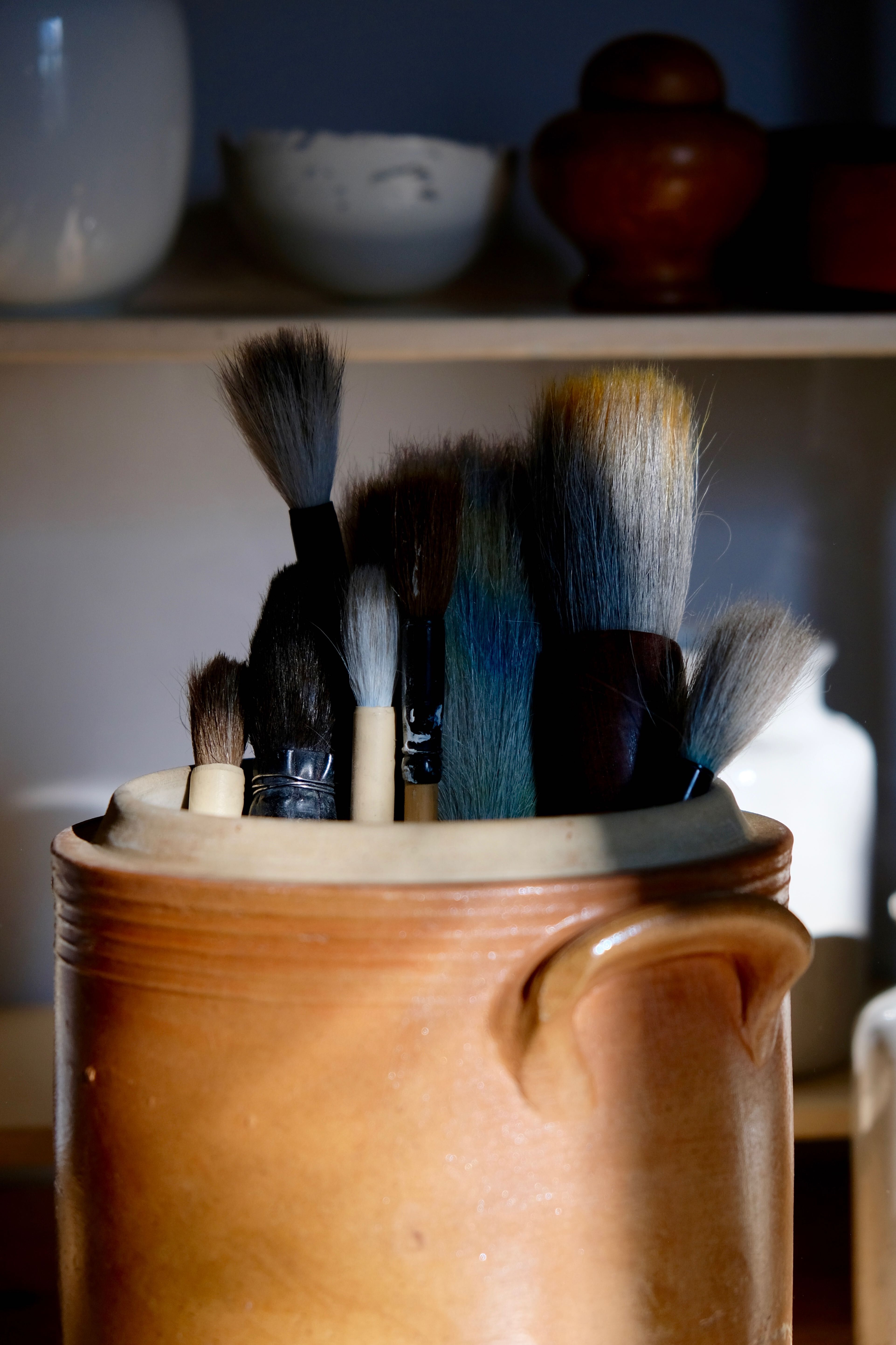 Ancient sandstone pot