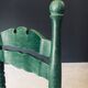 Rustic Austrian Alps Green Side Chairs, Austria, 1950s, Set of 2