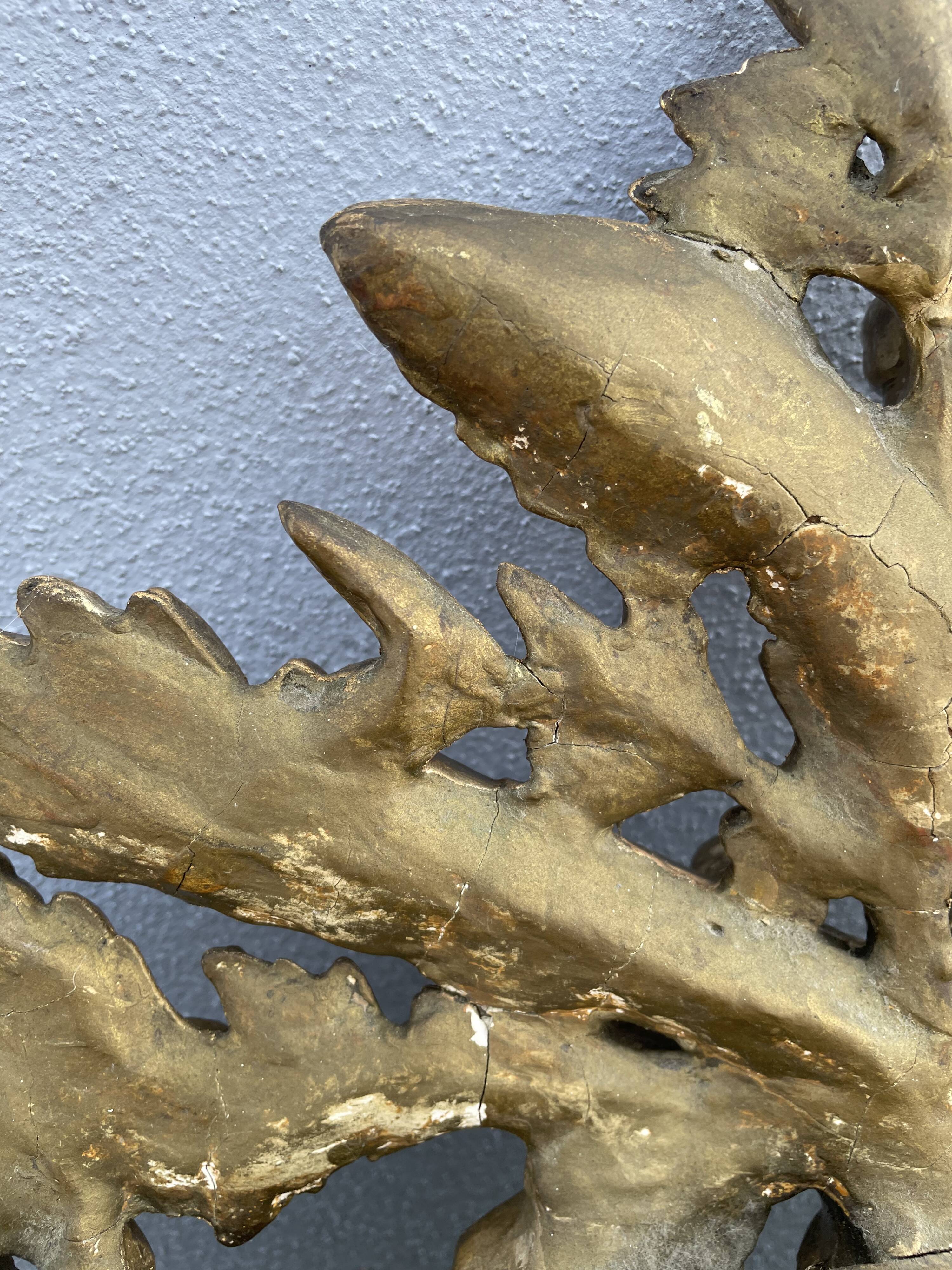 Miroir Napoléon III fronton oiseaux 112 x 67