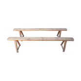 Lot deux bancs