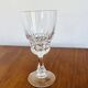8 crystal d'arques pompadour wine or water glasses from the 1990s