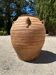 Ancient terracotta pottery jar from the 19th century.