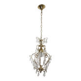 Plafonnier en cristal. Espagne, années 1950.