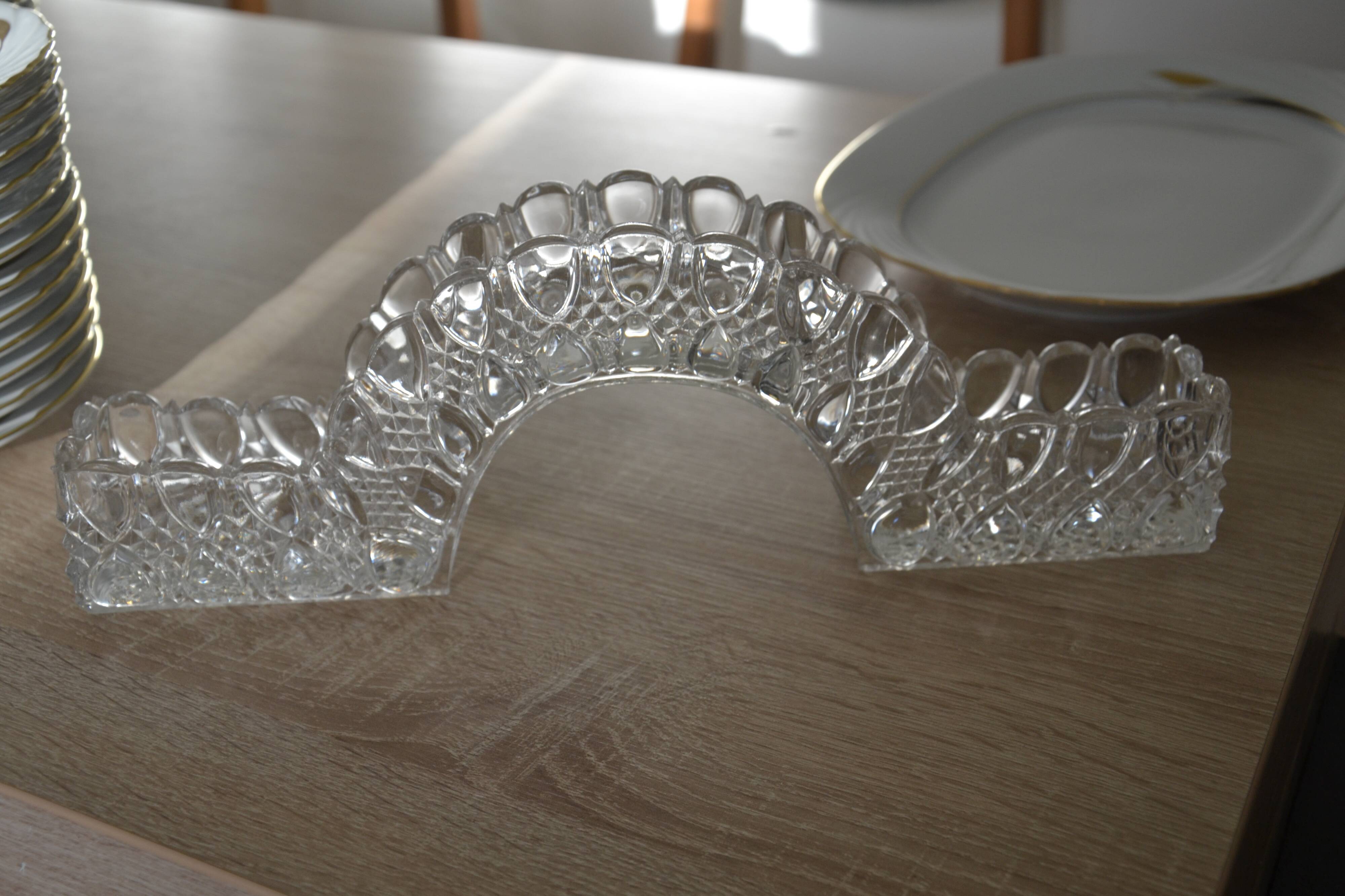 Crystal centerpiece/candle holder