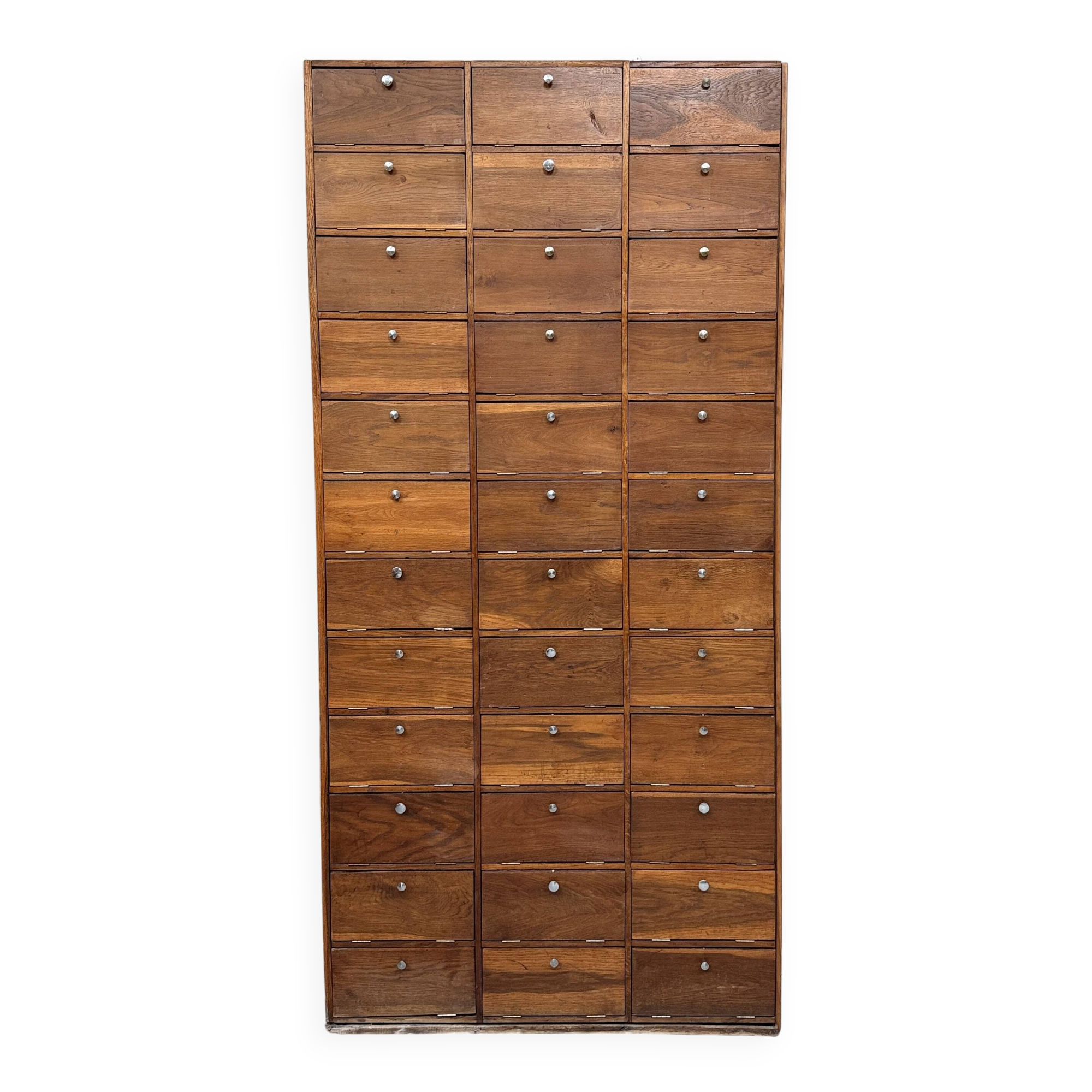 Large notary's cabinet with drop-leaf doors (renovated)