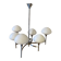 Asymmetrical chandelier Goffredo Reggiani 1970s